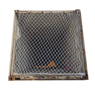 货柜挡网20尺GP40尺HQ平柜高柜集装箱网防护网封车网防坠网网兜