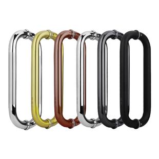 304不锈钢浴室玻璃门拉手O型对装淋浴房门把手酒店卫生间移门拉手