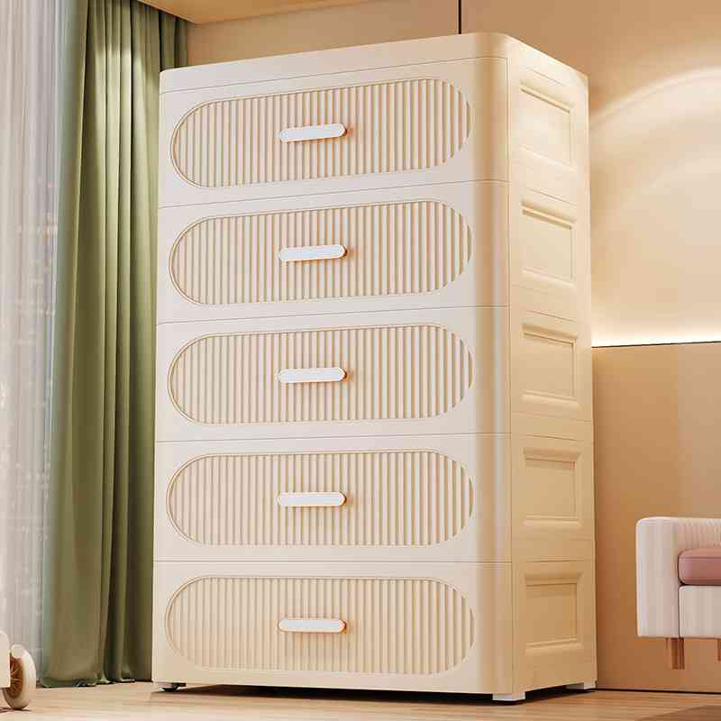 60-66CM超大面宽收纳柜抽屉式加深款大容量储物柜卧室衣物五斗柜