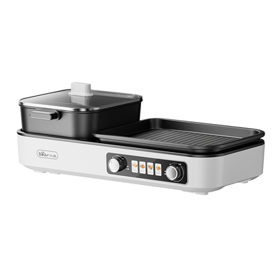 小熊电烤炉涮烤一体锅家用烤肉