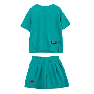 时尚休闲套装女装2026夏季新款短袖短裤运动服洋气减龄显瘦两件套