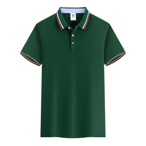 冰丝工作服短袖2026夏季新款男翻领POLO衫餐饮服务员工衣厂服定制