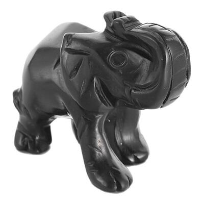 俄罗斯次石墨大象摆件高碳含量