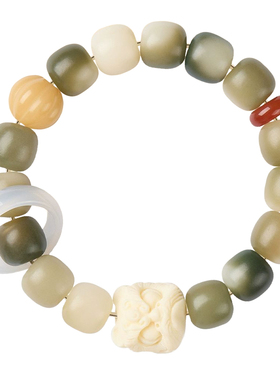 【已过香香】象牙果醒狮菩提手串