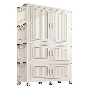 折叠衣柜成人置物柜家用卧室储物柜免安装简易衣橱儿童衣服收纳柜