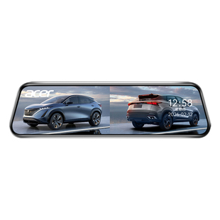 Acer宏碁行车记录仪2026新款流媒体全屏前后双摄360度全景免走线