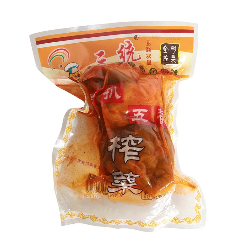 三统爽脆榨菜头余姚榨菜