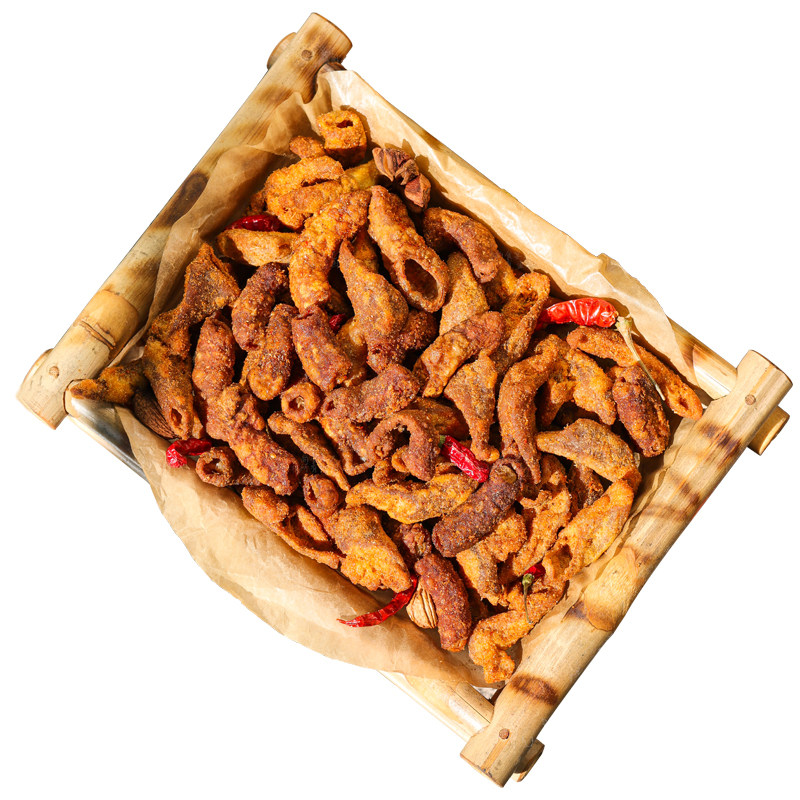 熟食香酥脆猪小肠休闲零食四川特产追剧下酒烤炸油渣解馋夜宵小吃