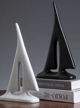 北欧一帆风顺帆船艺术摆件创意客厅酒柜书房桌面摆饰办公室装饰品