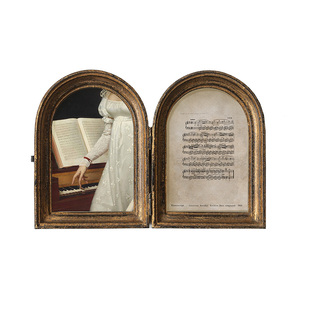 欧式复古小众客厅餐厅卧室装饰画法式艺术美式轻奢壁画中古挂画