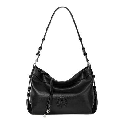 宣璐同款Cnoles蔻一松韵包包女水晶植鞣皮通勤hobo包单肩腋下包女