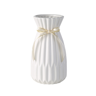 北欧花瓶摆件餐桌插花简约玄关电视柜陶瓷装饰品轻奢水养鲜花花瓶