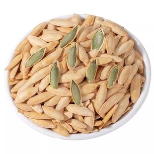 美人甲南瓜子长粒新货原味椒盐味美指甲炒货零食袋装500g南瓜籽