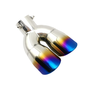 适用17-2023款福特新全顺改装配件途睿欧专用双出排气管尾喉装饰