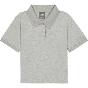 New Balance NB官方女士休闲经典潮流百搭舒适POLO短袖NFF27032