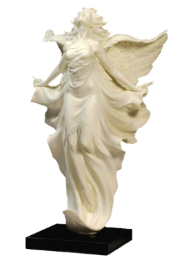 玻璃钢天使雕塑定制摆件