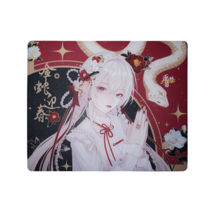 逐梦者Gamer浮雷二次元钢化玻璃鼠标垫大桌垫办公电竞游戏FPS专用