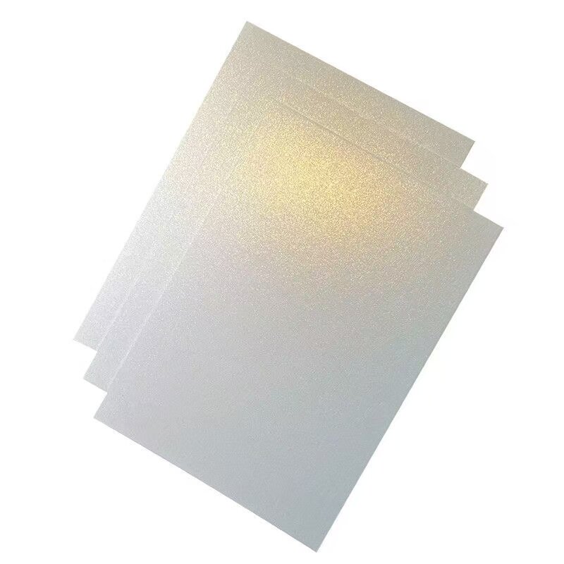 冰白珠光不干胶自粘纸可喷墨激光打印A3A4绘画手工纸名片贺卡DIY