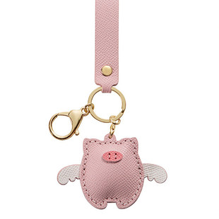 手工皮具diy材料包钥匙扣小猪小马挂件皮革包包挂饰自制车钥匙套