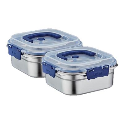 加厚不锈钢保鲜盒密封带盖便当盒