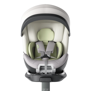 babyfirst宝贝第一灵悦3+儿童安全宝宝汽车座椅0-7岁旋转防晒通风