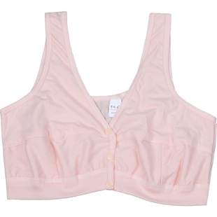 孕妇纯棉柔软舒适超薄款无海绵大码胸罩前扣哺乳文胸妈妈内衣夏季