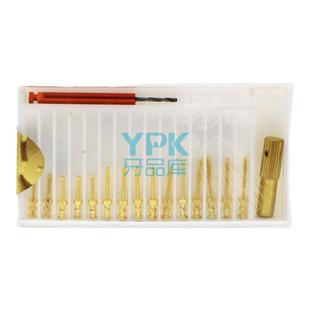 西湖巴尔24K镀金牙骨螺纹根管钉 前后用螺纹钉根管钉 种植钉正畸