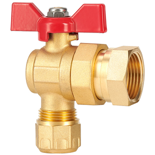 铝塑管角阀4分内丝6分外丝1216变1620转2025球阀1寸地暖阀门开关