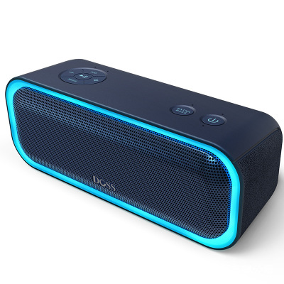 DOSS便携式蓝牙音箱SoundBox Pro户外防水摔立体声重低音插卡灯光