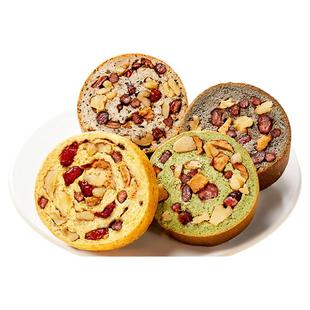 碧翠园全麦面包果仁车轮坚果枣仁大列巴整箱早餐粗粮吐司代餐零食