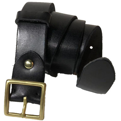 方头简约百搭牛仔皮带