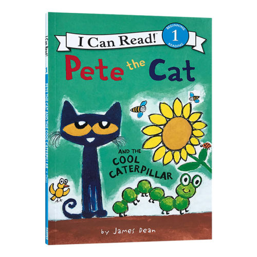 皮特猫和毛毛虫 Pete the Cat and the Cool Caterpillar I Can Read Level 1 英文原版幽默图画故事绘本 进口儿童读物英语书籍