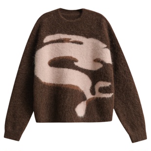 ltyp旅途原品【限量五折】重磅羊驼毛舒适慵懒针织开衫/毛衣/马甲