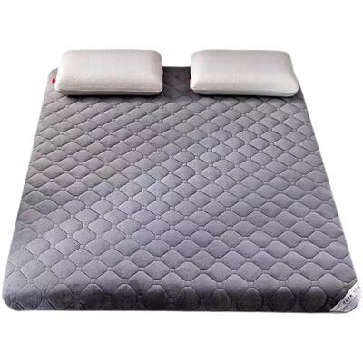 加厚法兰绒学生宿舍保暖床垫双人