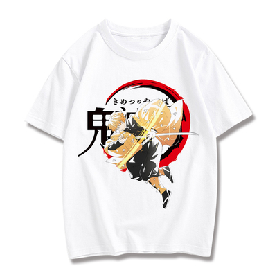 鬼灭之刃动漫周边短袖T恤男女