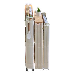 7/8/9cm厨房冰箱夹缝置物架靠墙超窄小缝隙收纳柜储浴室床边推车