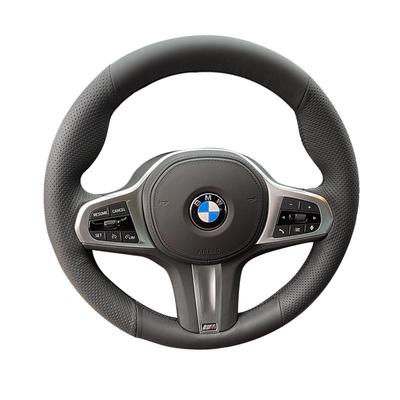 方向盘套真皮手缝适用宝马