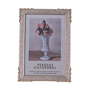 复古相框摆台6寸美式欧式创意精致轻奢金属相架打印洗照片框摆件