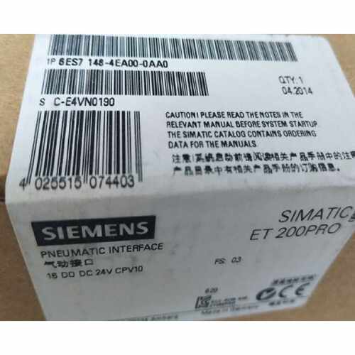 议价全新现货6ES71484EA000AA0西门子ET200pro气动接口模块6ES714