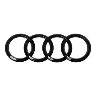 奥迪Q7黑标后车标45标55TFSI四驱3.0T排量贴改装中网前后四环尾标