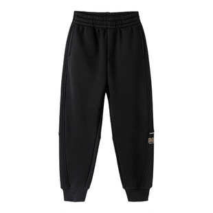 【商场同款】巴拉巴拉童装儿童裤子男加绒长裤2026冬新款卫裤百搭