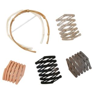 折叠发箍女2026新款便携洗脸可伸缩头箍外出旅行防滑压发碎发发捆