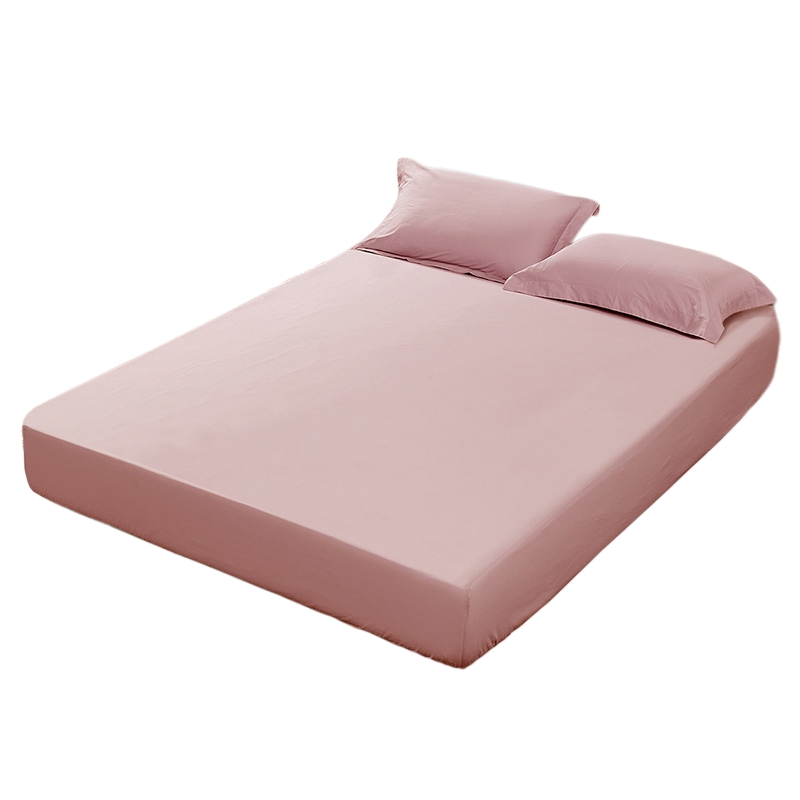 富安娜家纺纯棉单件床笠床单纯色床罩床垫套罩防滑固定床套罩床品