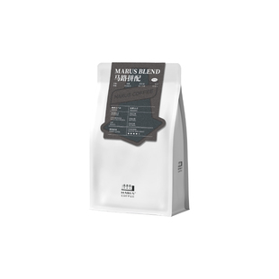 MARUS马路咖啡 马路拼配意式咖啡豆全日晒阿拉比卡美式奶咖中深烘