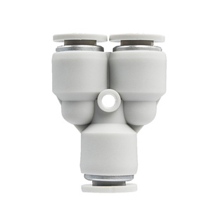 亚德客原装PE/PY三通PU/PV/PZ/PK-12-10-8-4-6mm气管快插快速接头