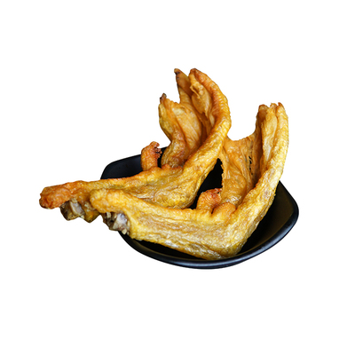 带皮油炸鸭脚黄皮鸭掌真空包装