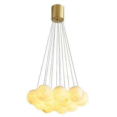 西班牙云石吊灯全铜吊灯泡泡灯