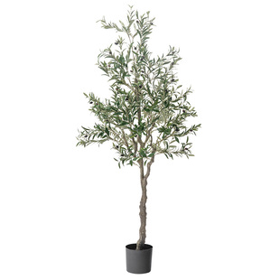 北欧仿真绿植假盆栽大型装饰摆件客厅室内盆景仿真植物橄榄树假树