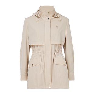 NAERSI娜尔思商场同款可拆卸立领连帽便利外套收腰显瘦26春季新款