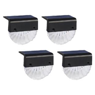 太阳能贝壳篱笆壁灯户外台阶花园花圃灯庭院阳台围墙灯氛围灯路灯